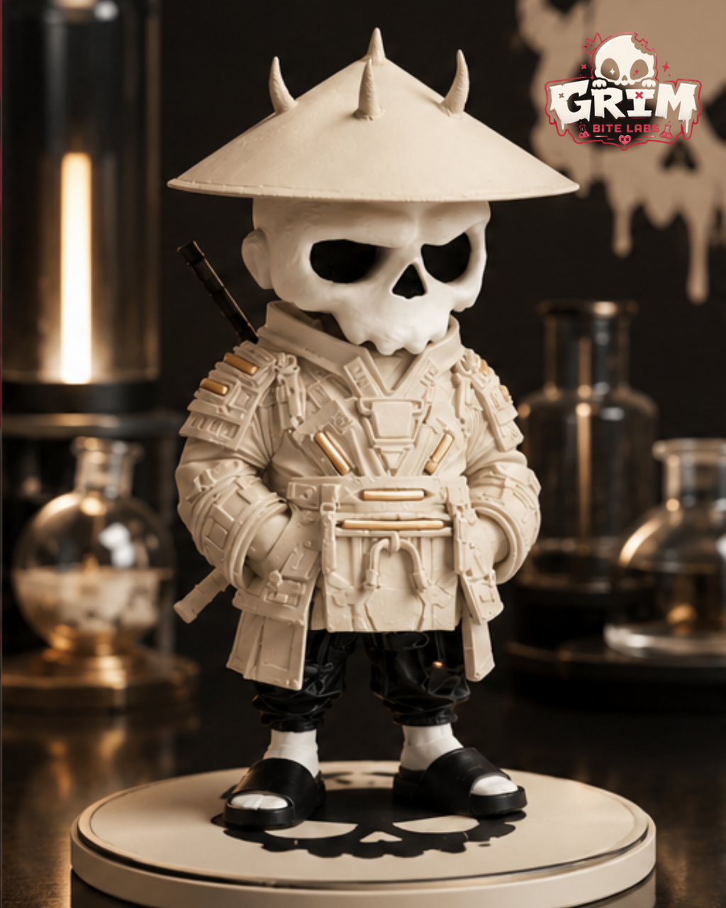 Shadowbone Samurai 5” Collectible Figure | Grim Bite Labs