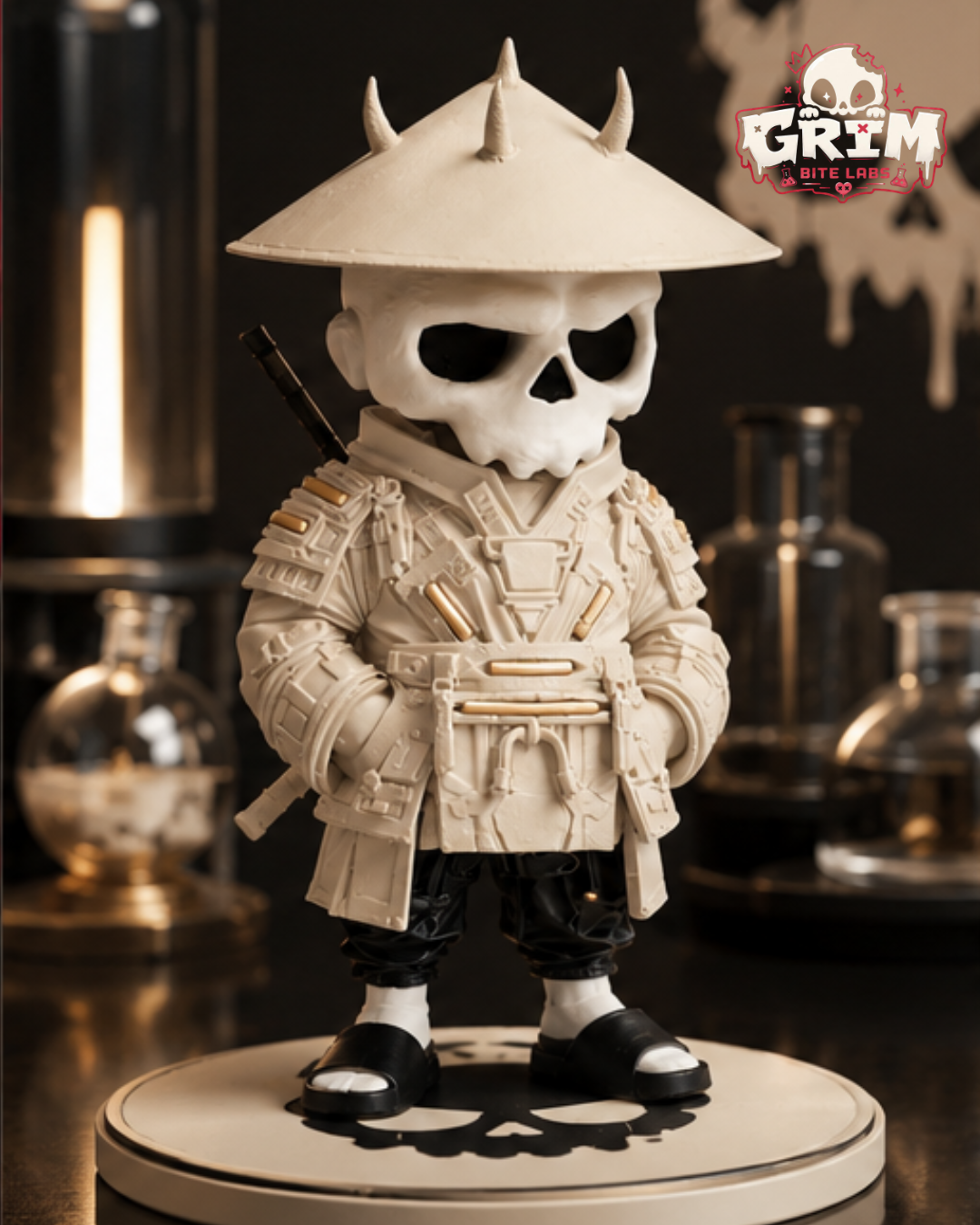 Shadowbone Samurai 5” Collectible Figure | Grim Bite Labs