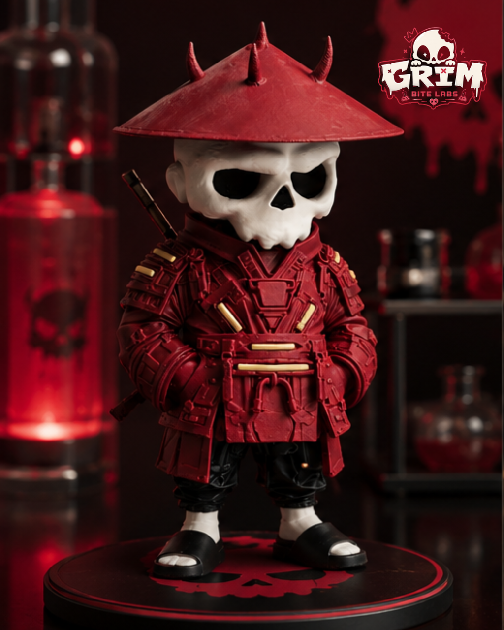 Shadowbone Samurai 5” Collectible Figure | Grim Bite Labs
