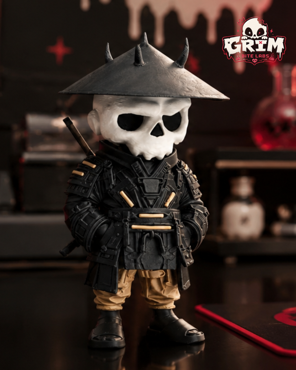Shadowbone Samurai 5” Collectible Figure | Grim Bite Labs