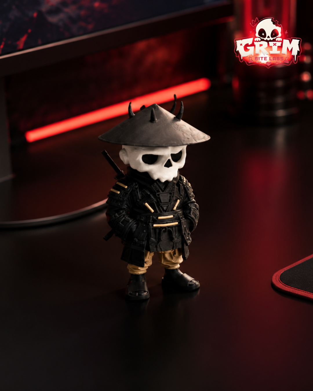 Shadowbone Samurai 5” Collectible Figure | Grim Bite Labs